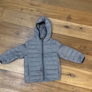 Gap kids – size 4 puffer jacket, gray
